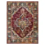 Luxury Persian Flower Rug Carpet Cozy Soft Home Decoration