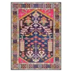 Luxury Persian Flower Rug Carpet Cozy Soft Home Decoration