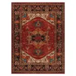 Luxury Persian Flower Rug Carpet Cozy Soft Home Decoration