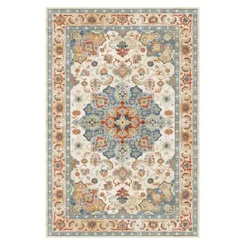 Luxury Persian Flower Rug Carpet Cozy Soft Home Decoration -