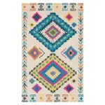 Luxury Persian Flower Rug Carpet Cozy Soft Home Decoration