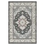Luxury Persian Flower Rug Carpet Cozy Soft Home Decoration