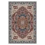 Luxury Persian Flower Rug Carpet Cozy Soft Home Decoration
