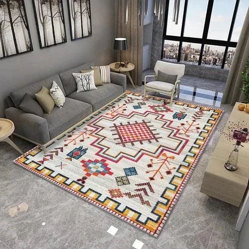 Luxury Persian Flower Rug Carpet Cozy Soft Home Decoration -