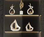 Luxury Sailboat Sculpture tag1