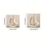 Luxury Sailboat Sculpture tag1