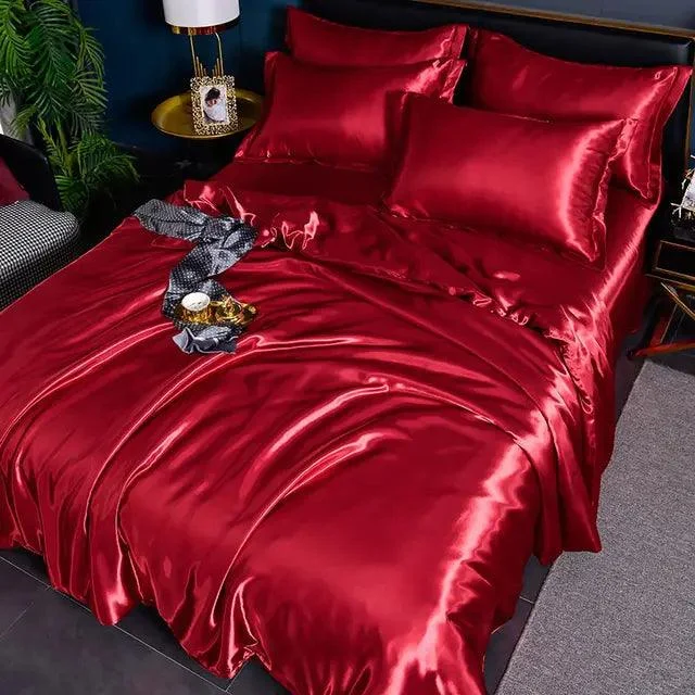 Luxury Satin Duvet Cover -  - #tag1#