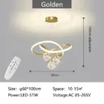 Luxury_White_Gold_Glass_Ball_LED_Lighting_Chandeliers_Bedroom_Kitchen_Pendant_-_-4326627 Luxury White Gold Glass Ball LED Lighting Chandeliers Bedroom Kitchen Pendant