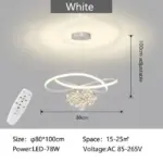 Luxury_White_Gold_Glass_Ball_LED_Lighting_Chandeliers_Bedroom_Kitchen_Pendant_-_-4326633 Luxury White Gold Glass Ball LED Lighting Chandeliers Bedroom Kitchen Pendant
