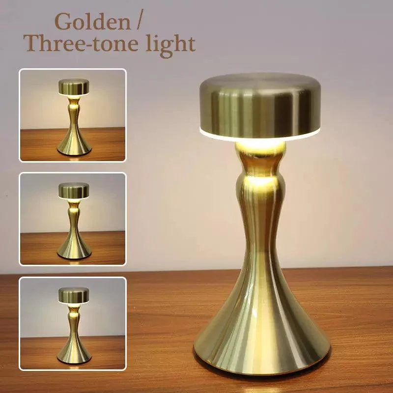 Luxury Wireless Table Lamp with Gold Finish -  - #tag1#