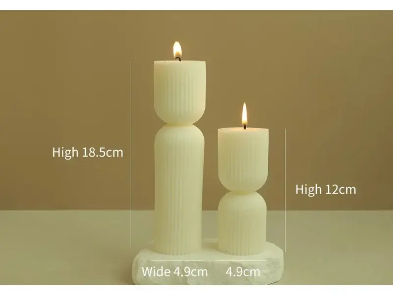 Luxury scented candle Beautiful geometric scented candles tag1