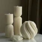 Luxury scented candle Beautiful geometric scented candles tag1