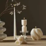 Luxury scented candle Beautiful geometric scented candles tag1