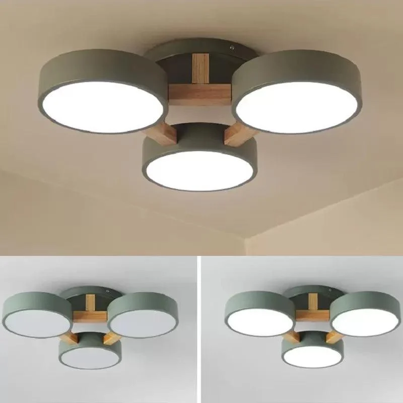 MacaronLight – Metal Drum Ceiling Lamp with 3 Lights -  - #tag1#