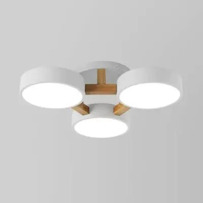 MacaronLight – Metal Drum Ceiling Lamp with 3 Lights -  - #tag1#