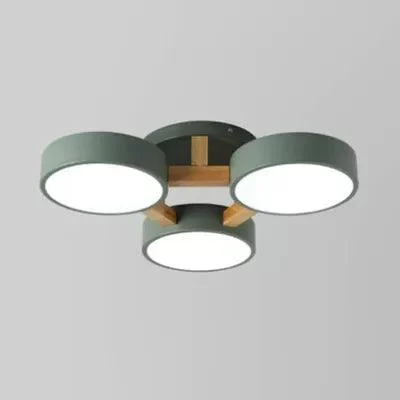 MacaronLight – Metal Drum Ceiling Lamp with 3 Lights -  - #tag1#