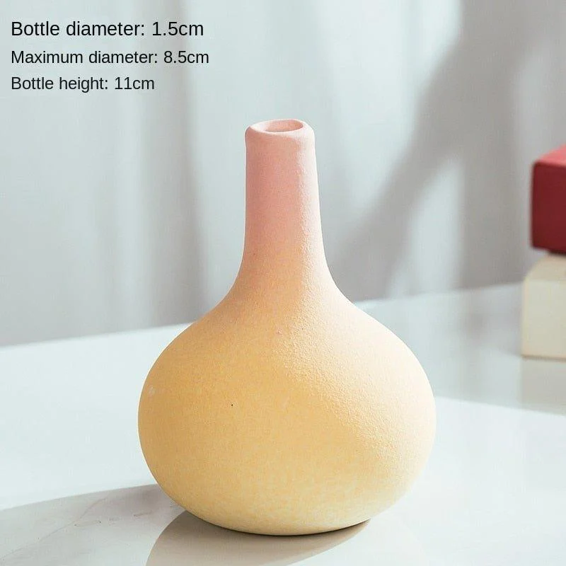 Macaron Coloured Ceramic Decorative Vase -  - #tag1#