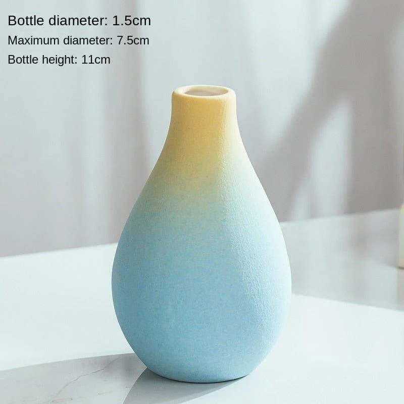 Macaron Coloured Ceramic Decorative Vase -  - #tag1#