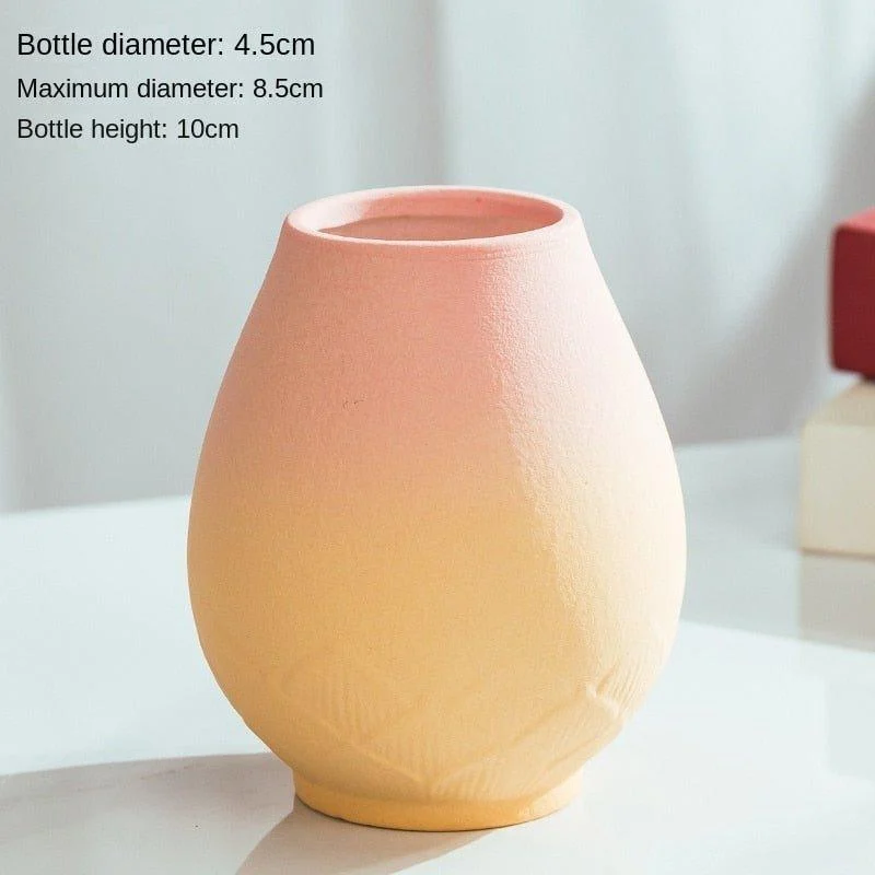 Macaron Coloured Ceramic Decorative Vase -  - #tag1#