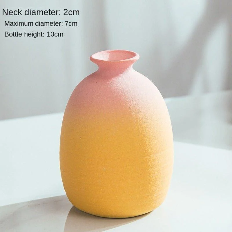Macaron Coloured Ceramic Decorative Vase -  - #tag1#