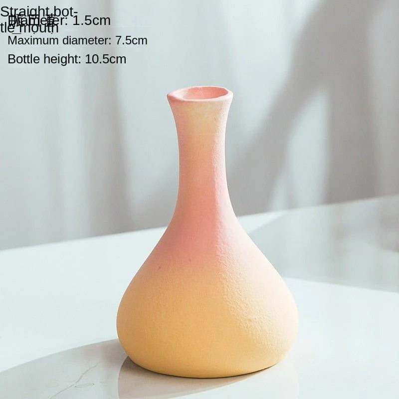 Macaron Coloured Ceramic Decorative Vase -  - #tag1#