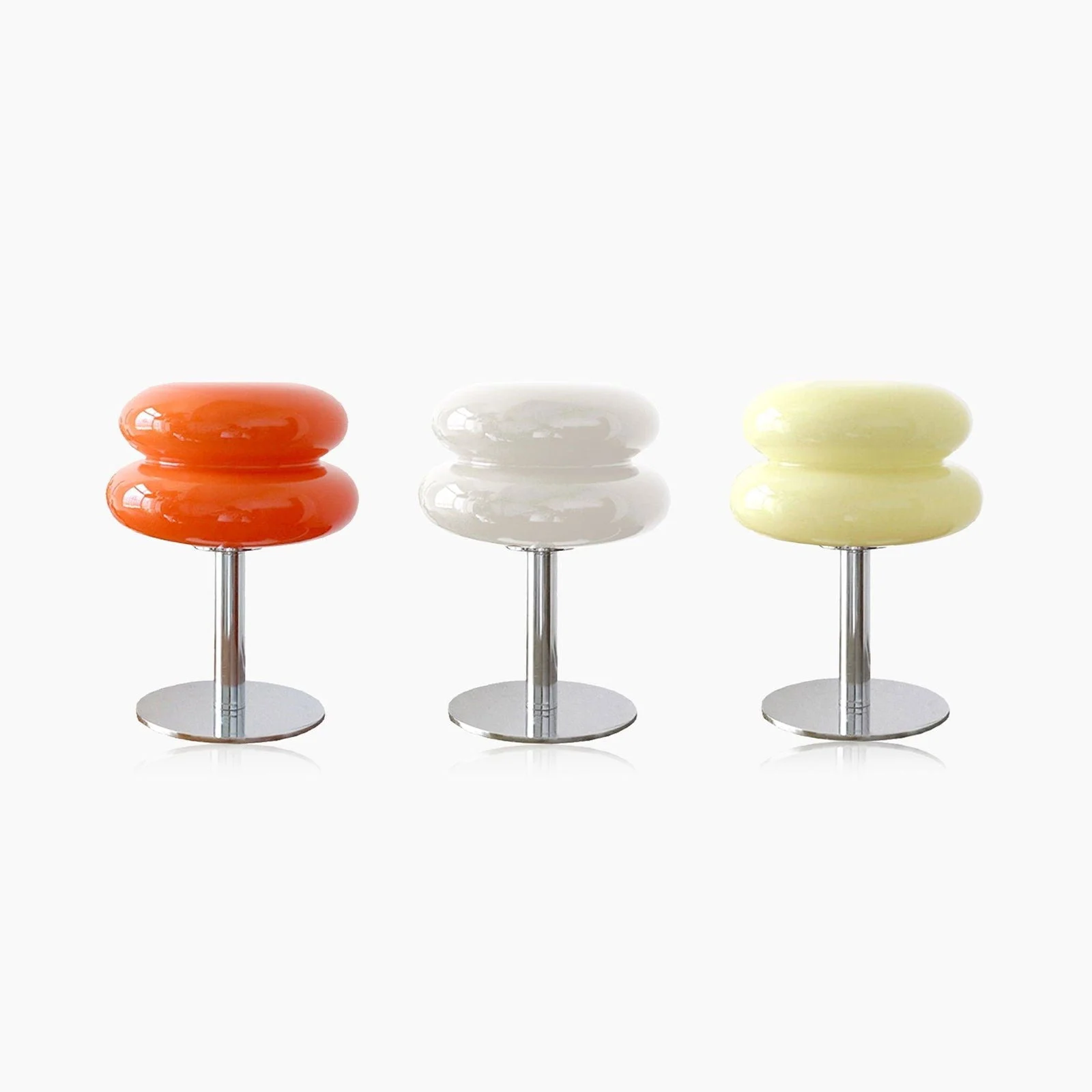 Macaron Design Glass Atmosphere Dimming Lamp -