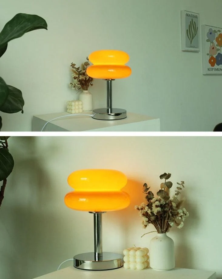 Macaron Design Glass Atmosphere Dimming Lamp -