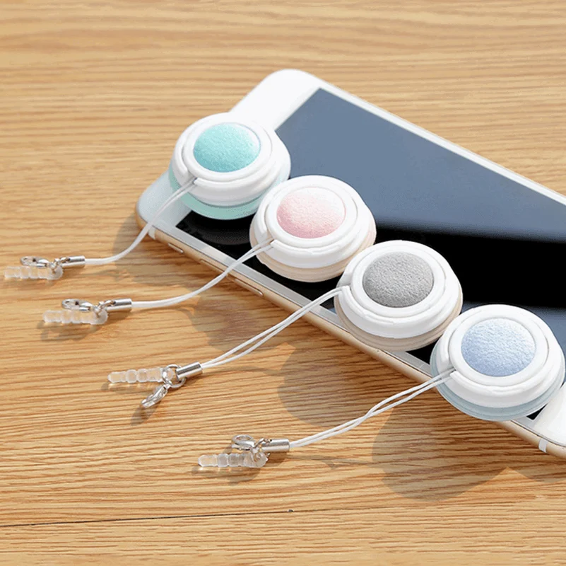Macaron Mobile Phone Screen Wiper Keychain -  - #tag1#