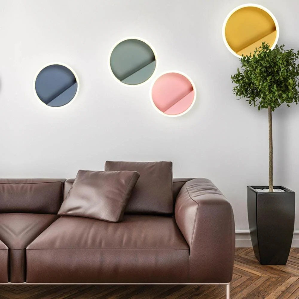 Macarone - Modern Nordic Round LED Wall Lamp -  - #tag1#
