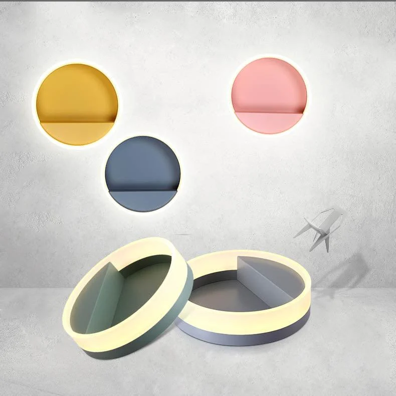 Macarone - Modern Nordic Round LED Wall Lamp -  - #tag1#