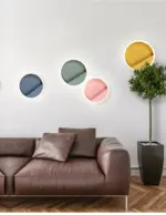 Macarone Modern Nordic Round LED Wall Lamp tag1