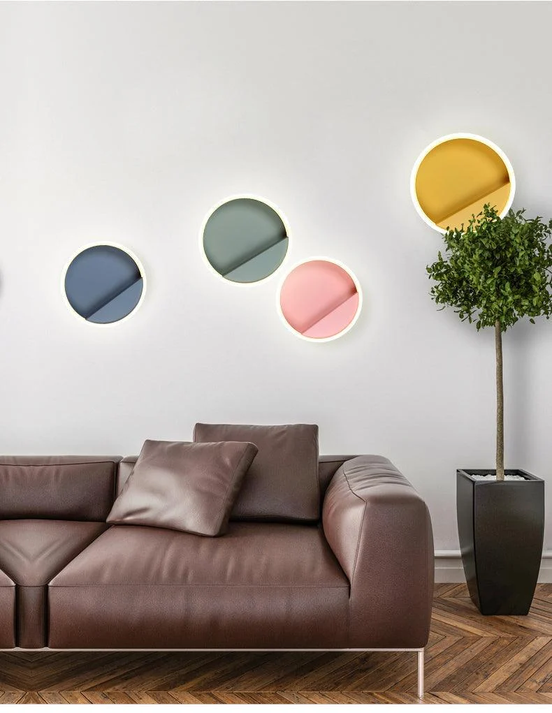 Macarone - Modern Nordic Round LED Wall Lamp -  - #tag1#
