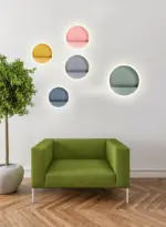 Macarone Modern Nordic Round LED Wall Lamp tag1