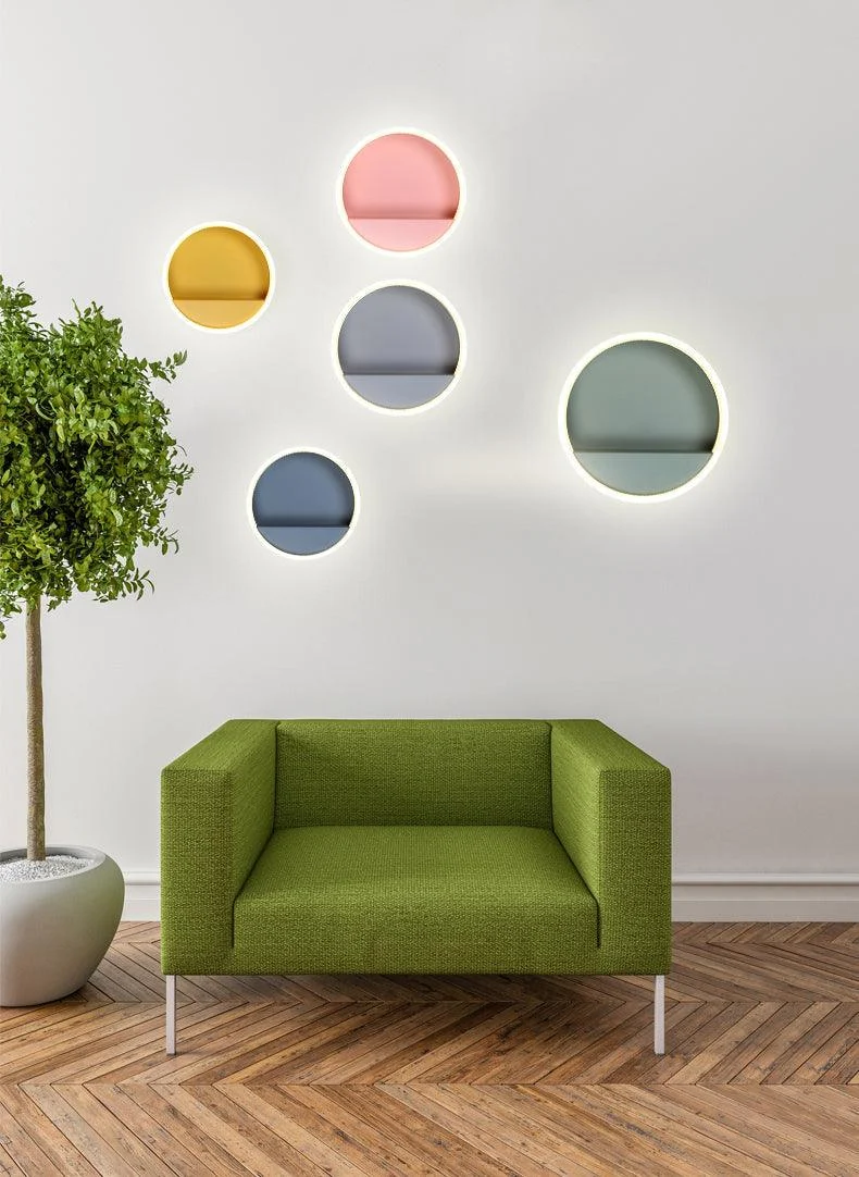 Macarone - Modern Nordic Round LED Wall Lamp -  - #tag1#
