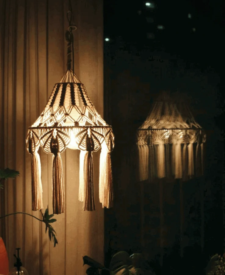 Macrame Chandelier -  - #tag1#