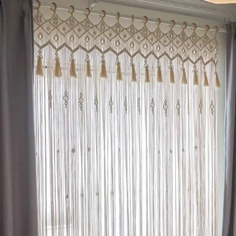 Macrame Curtain tag1