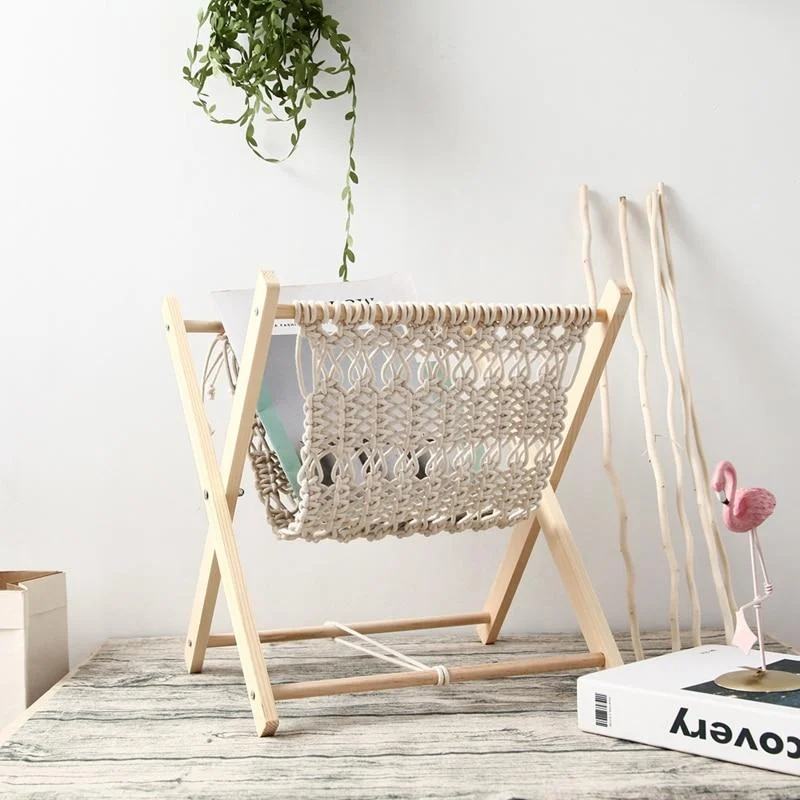 Macrame Magazine Rack -  - #tag1#