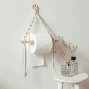 Macrame Paper Holder