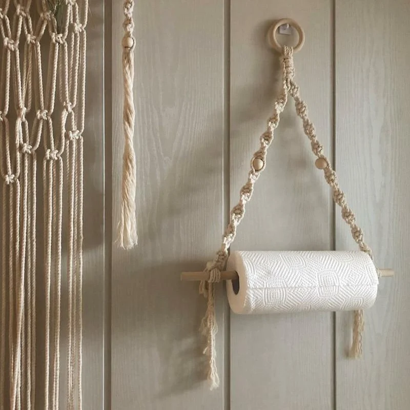 Macrame Paper Holder -  - #tag1#