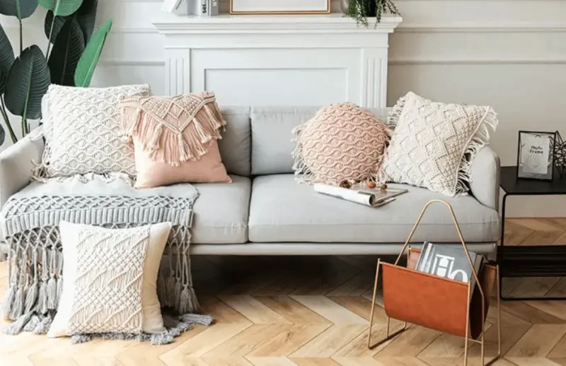 Macrame Pillow Cover tag1