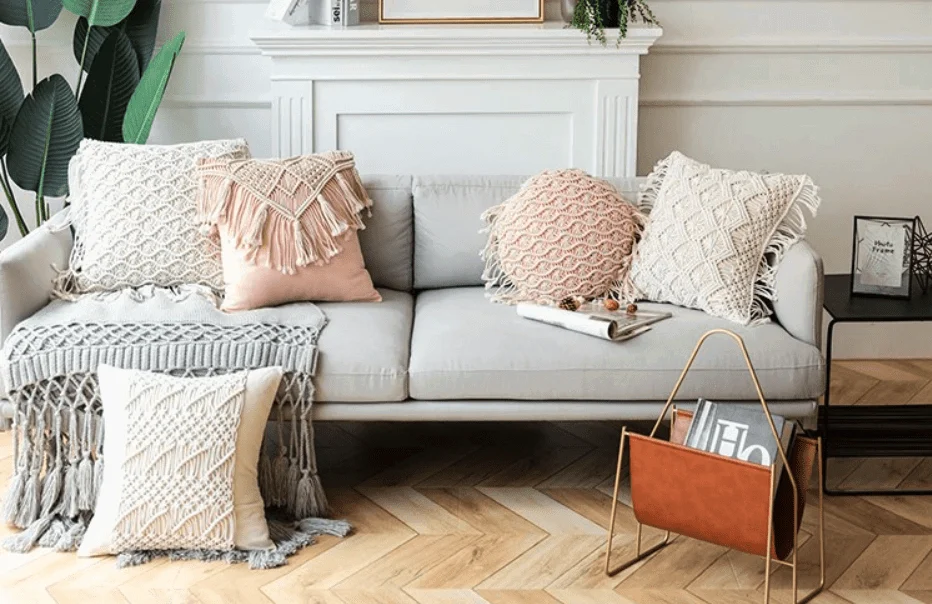 Macrame Pillow Cover -  - #tag1#