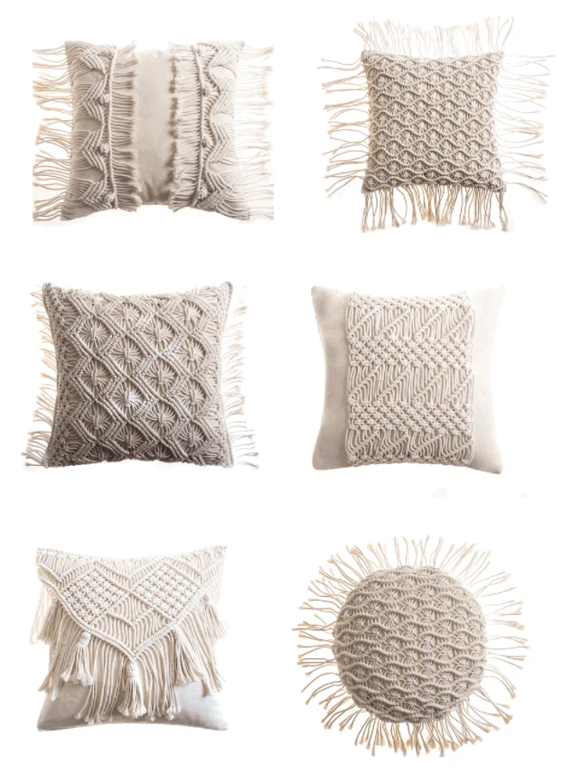 Macrame Pillow Cover -  - #tag1#
