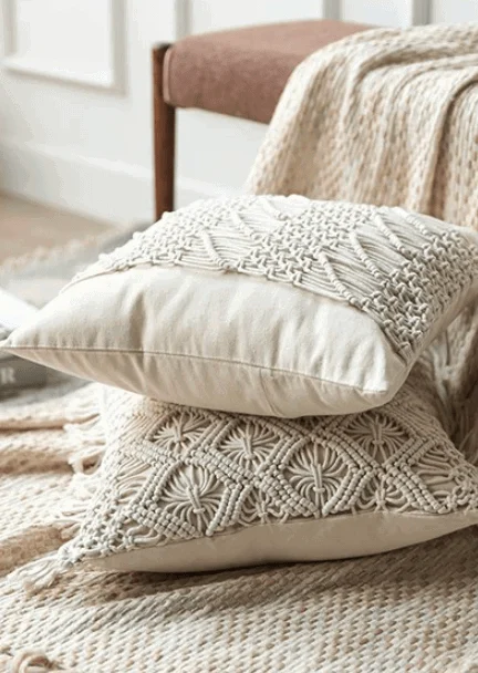 Macrame Pillow Cover -  - #tag1#