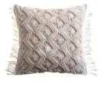 Macrame Pillow Cover tag1