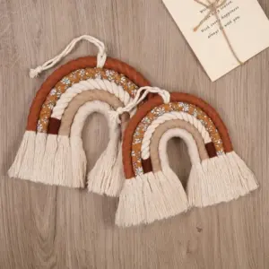 Macramé Rainbow Wall Hanging