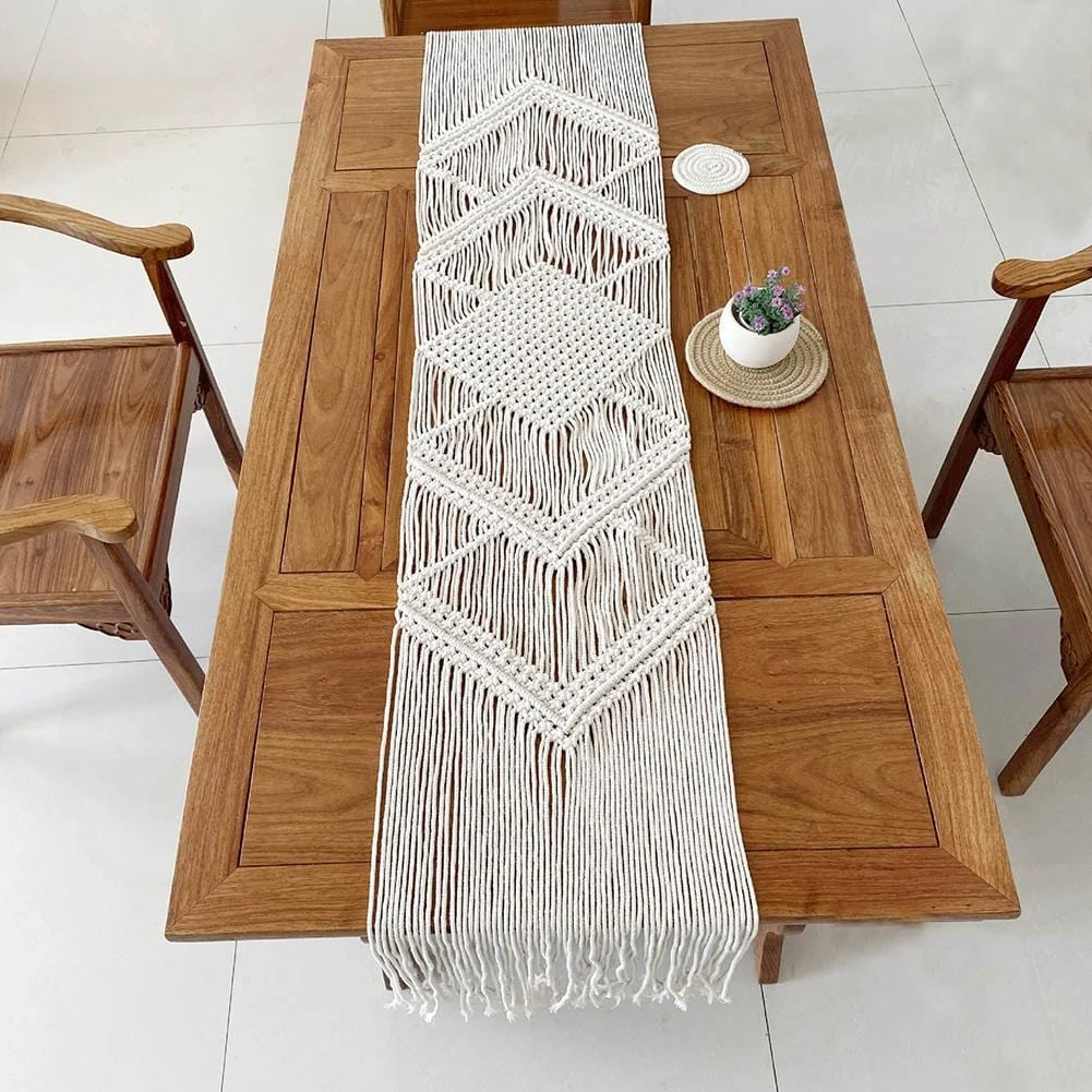 Macrame Table Runner -  - #tag1#