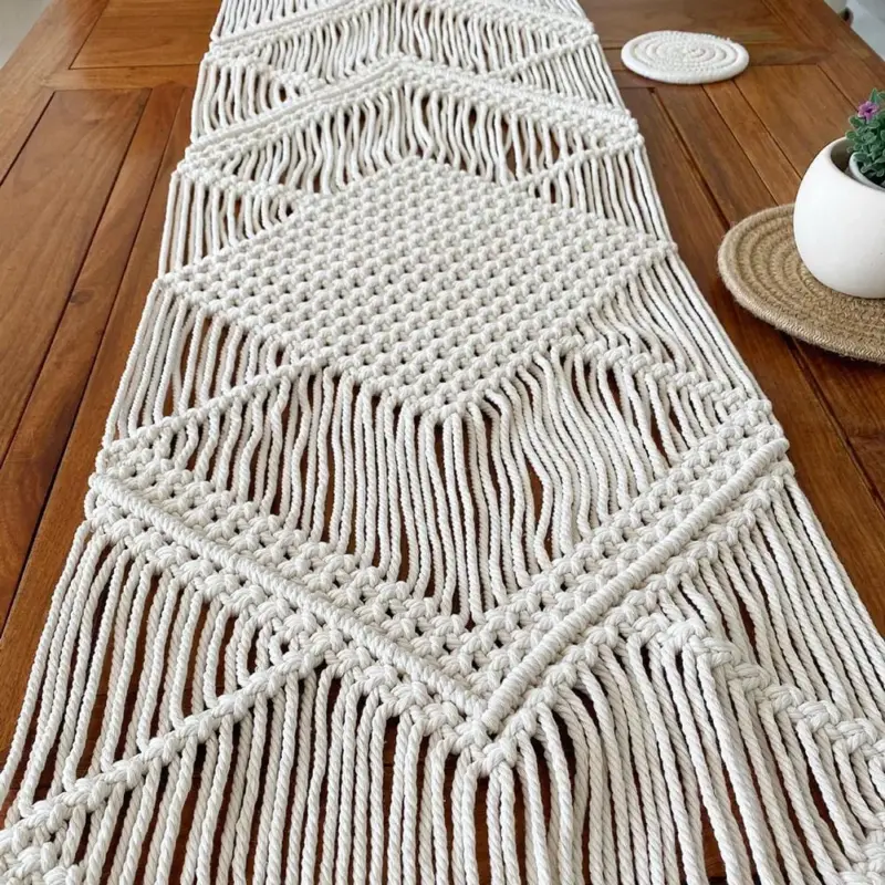 Macrame Table Runner tag1