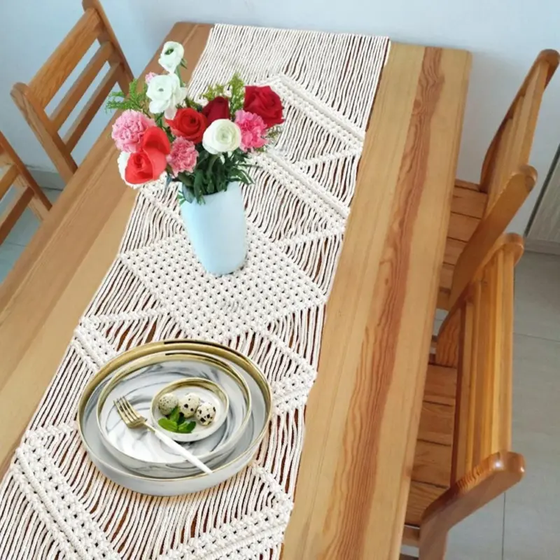 Macrame Table Runner tag1