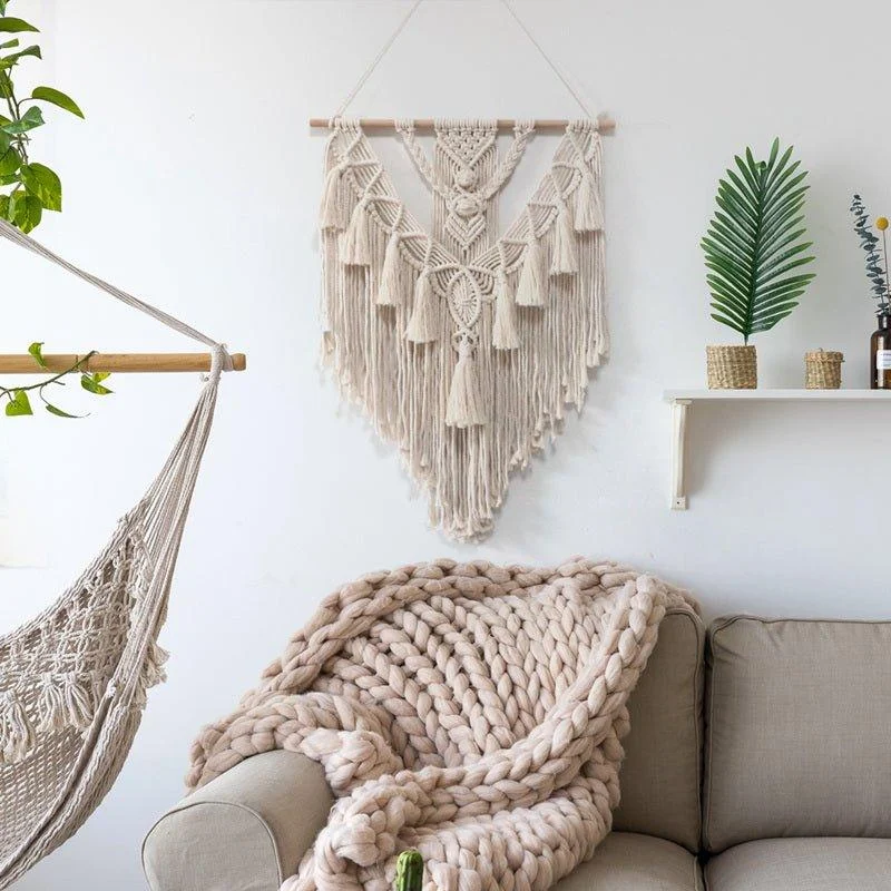 Macramé Wall Hanging Tapestry -