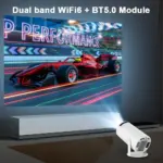 Magcubic Ultimate Portable WiFi 6 Mini Projector 200 ANSI Lumens Stream Projector BT 5.0 Android Home Theater tag1